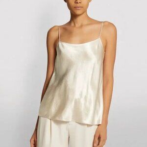 NWT Vince Satin Slip Cami // Cream // XS